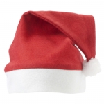 Gorro de Pai Natal publicitário com logotipo cor vermelho 1