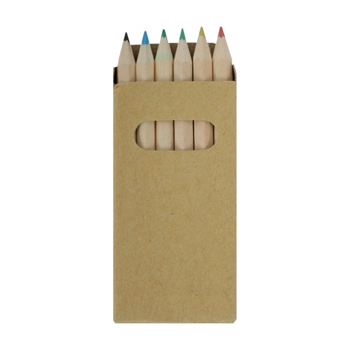 Caixas de lápis de cor para publicidade