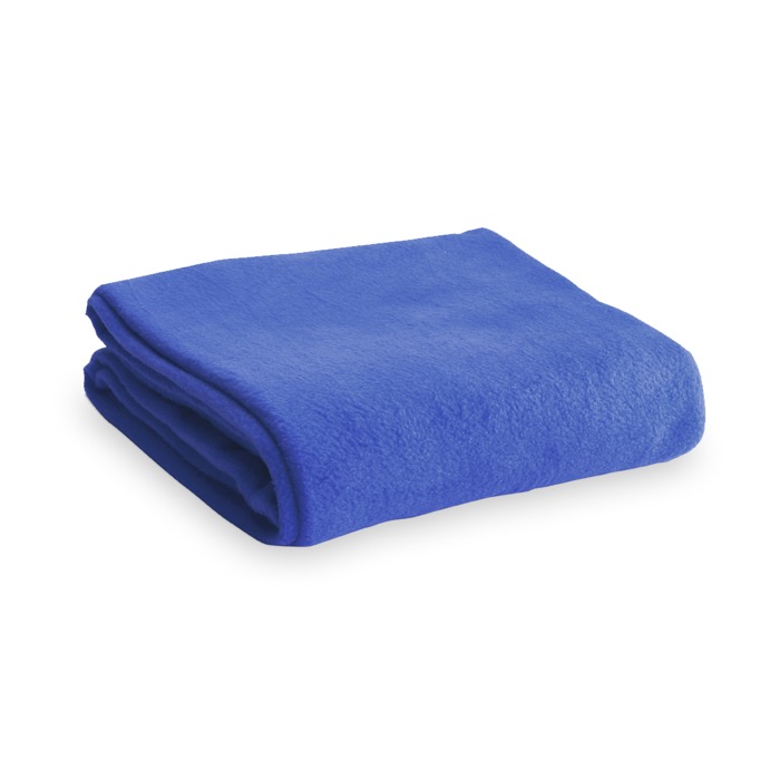 Manta barata em tecido polar para oferecer cor azul