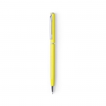Colorida caneta promocional de alumínio cor amarelo 1