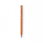 Colorida caneta promocional de alumínio cor cor-de-laranja 6