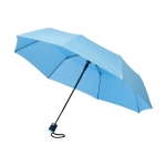 Guarda-chuva dobrável para empresas cor azul-claro 4