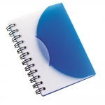 Caderno personalizado com capa dobrável cor azul 1
