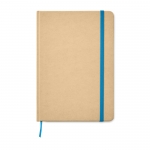 Caderno A5 personalizado papel reciclado cor azul 4