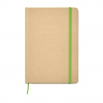 Caderno A5 personalizado papel reciclado cor verde-lima 5