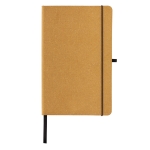 Caderno Recycled Leather | A5 | Linhas cor castanho quarta vista