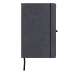 Caderno Recycled Leather | A5 | Linhas cor cinzento-escuro quarta vista