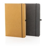 Caderno Recycled Leather | A5 | Linhas cor cinzento-escuro vista geral