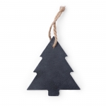 Enfeite de Natal lousa Xmas Tree cor cinzento-escuro