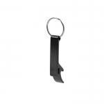 Porta-chaves em alumínio com descapsulador cor preto 5