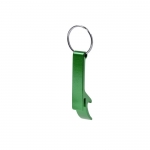 Porta-chaves em alumínio com descapsulador cor verde 3