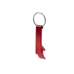 Porta-chaves em alumínio com descapsulador cor vermelho 1