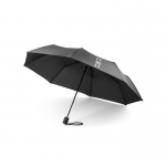 Guarda-chuva dobrável Aware RPET Ø99 cor preto imagem com logo