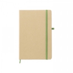 Caderno A5 personalizado papel reciclado cor verde 2
