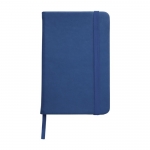 Caderno de bolso de páginas com riscas cor azul-escuro 3