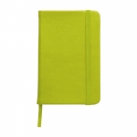Caderno de bolso de páginas com riscas cor verde-claro 10