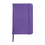 Caderno de bolso de páginas com riscas cor violeta 9