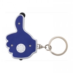 Porta-chaves multifunções em forma de mão cor azul real 2