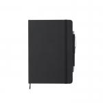 Caderno promocional com caneta cor preto 5