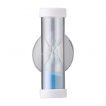 Ampulheta promocional com ventosa de 2 minutos WaterSave cor azul-claro primeira vista