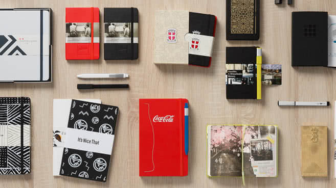 Grandes marcas, como a Coca-Cola, investem em cadernos personalizados 