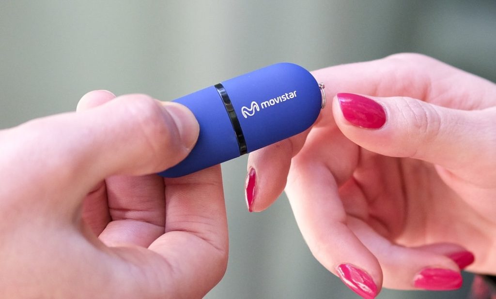 memória USB com logotipo da empresa