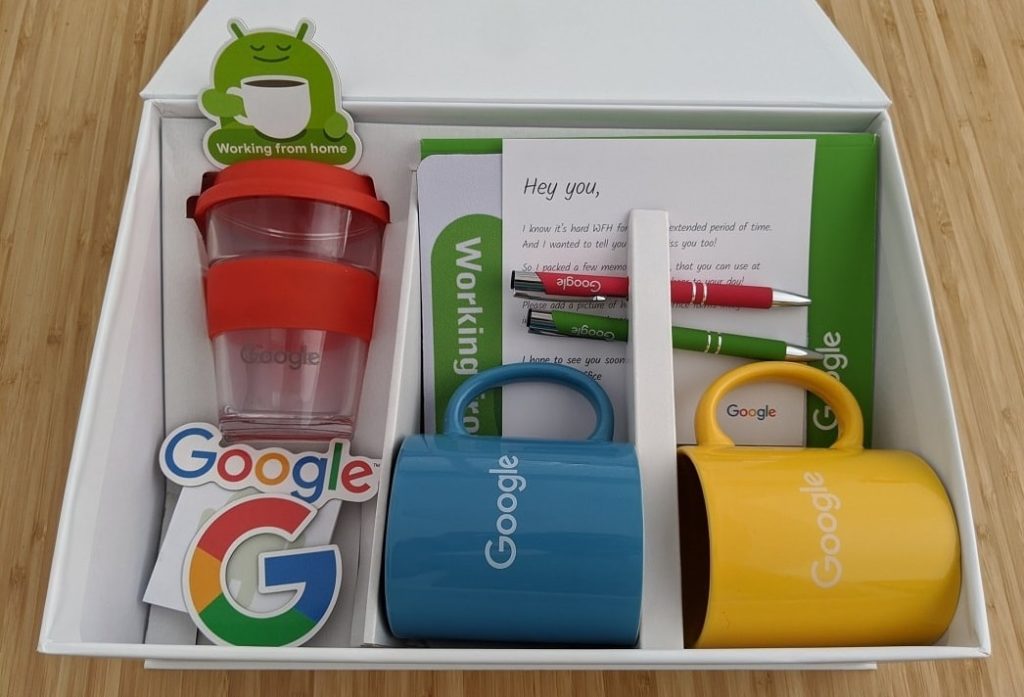 welcome pack da Google