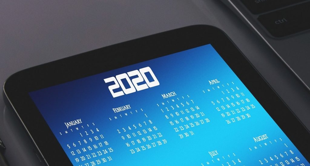 calendário digital