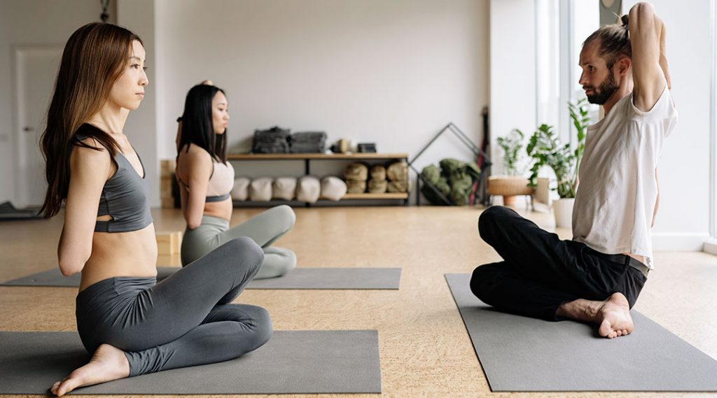 aula de yoga