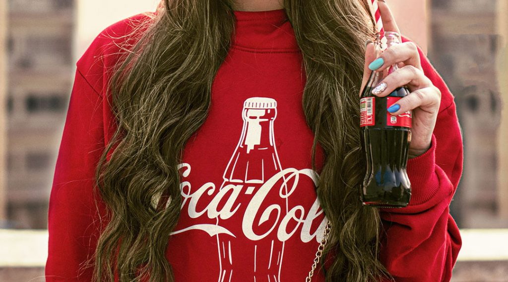 camisola personalizada coca-cola