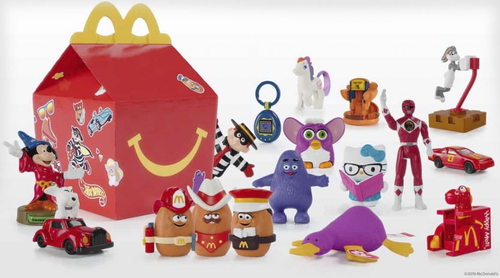 Brindes publicitários Happy Meal