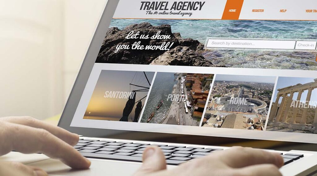 web agência de viagem