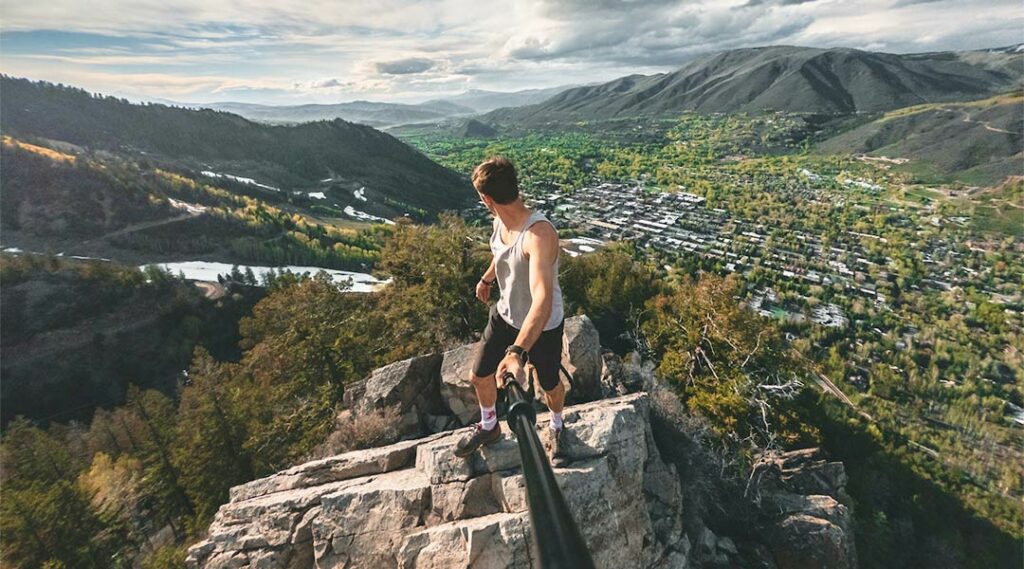 paidagem panorâmica pela lente da GoPro
