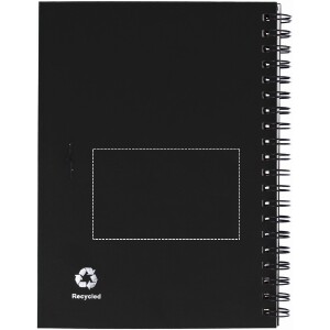 Posição de marcação back notebook com serigrafia