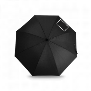 Posição de marcação guarda-chuva gomo 3 com transferência por serigrafia