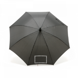Posição de marcação guarda-chuva gomo 1 com serigrafia têxtil