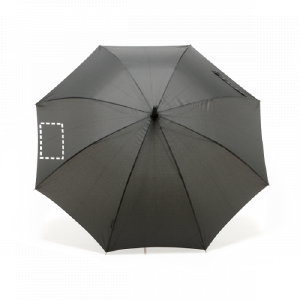 Posição de marcação guarda-chuva gomo 1 com serigrafia têxtil