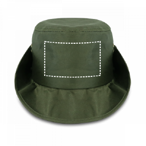 Posição de marcação chapéu frente com bordado (até 6cm2)