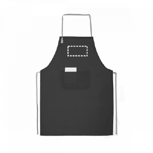 Posição de marcação avental frente superior com bordado (até 6cm2)