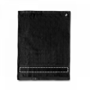 Posição de marcação toalha barra com bordado (até 6cm2)