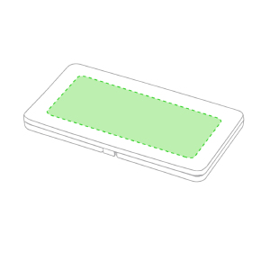 Centrado na parte superior