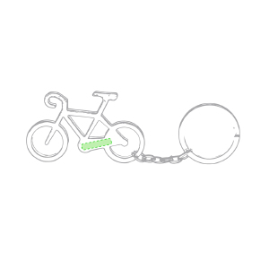 Na área da corrente de bicicleta