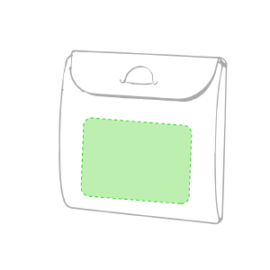 Centrado na parte superior