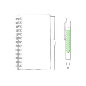 No corpo da caneta lado B