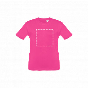 T-shirt manga curta peito