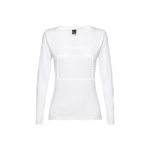 T-shirt manga comprida peito