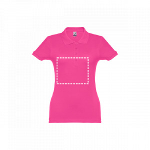 Polo de manga curta peito