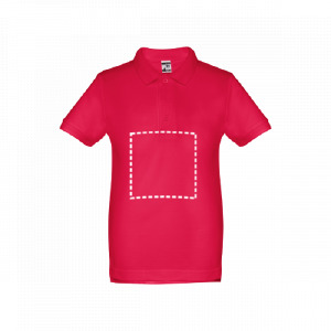 Polo de manga curta manga