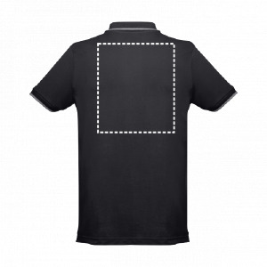 Polo de manga curta peito