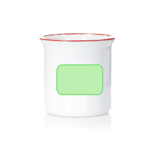 Focado na frente do copo